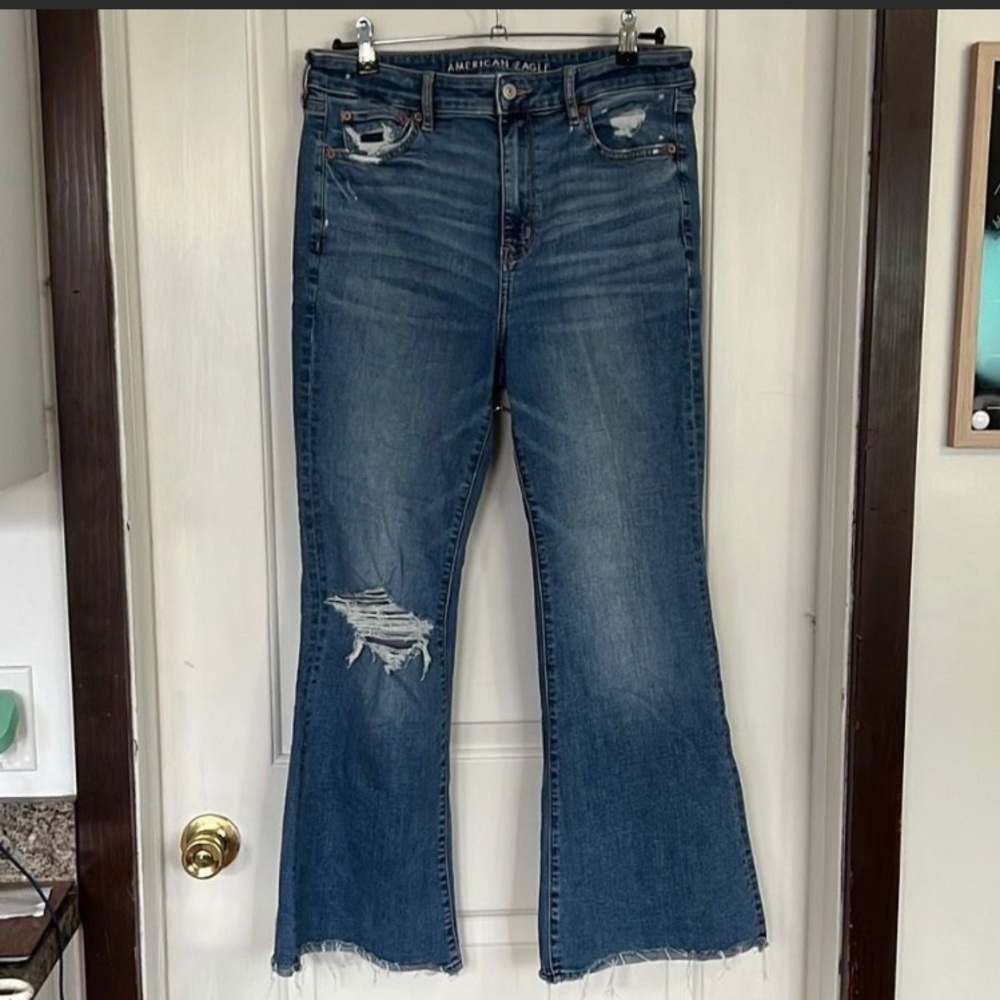 American Eagle Super high Rise Flare